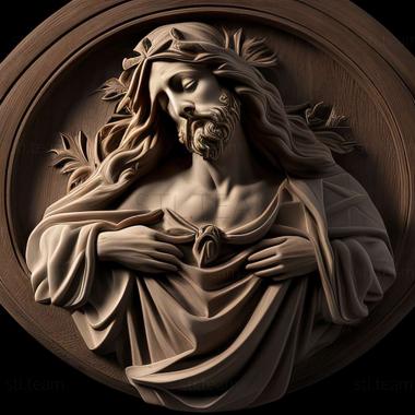 3D model jesus christ (STL)